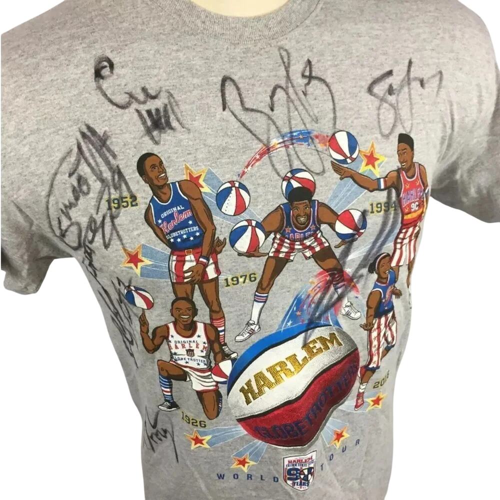 Harlem Globetrotters T Shirt 2016 Basketball World Tour Size S - Picture 3 of 9